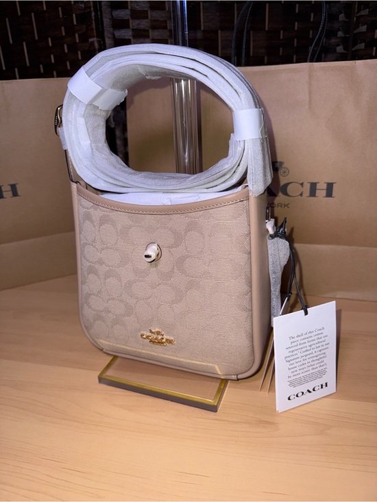 Coach Handbags - Coach Outlet Hadley Mini Crossbody Bag With Signature Canvas